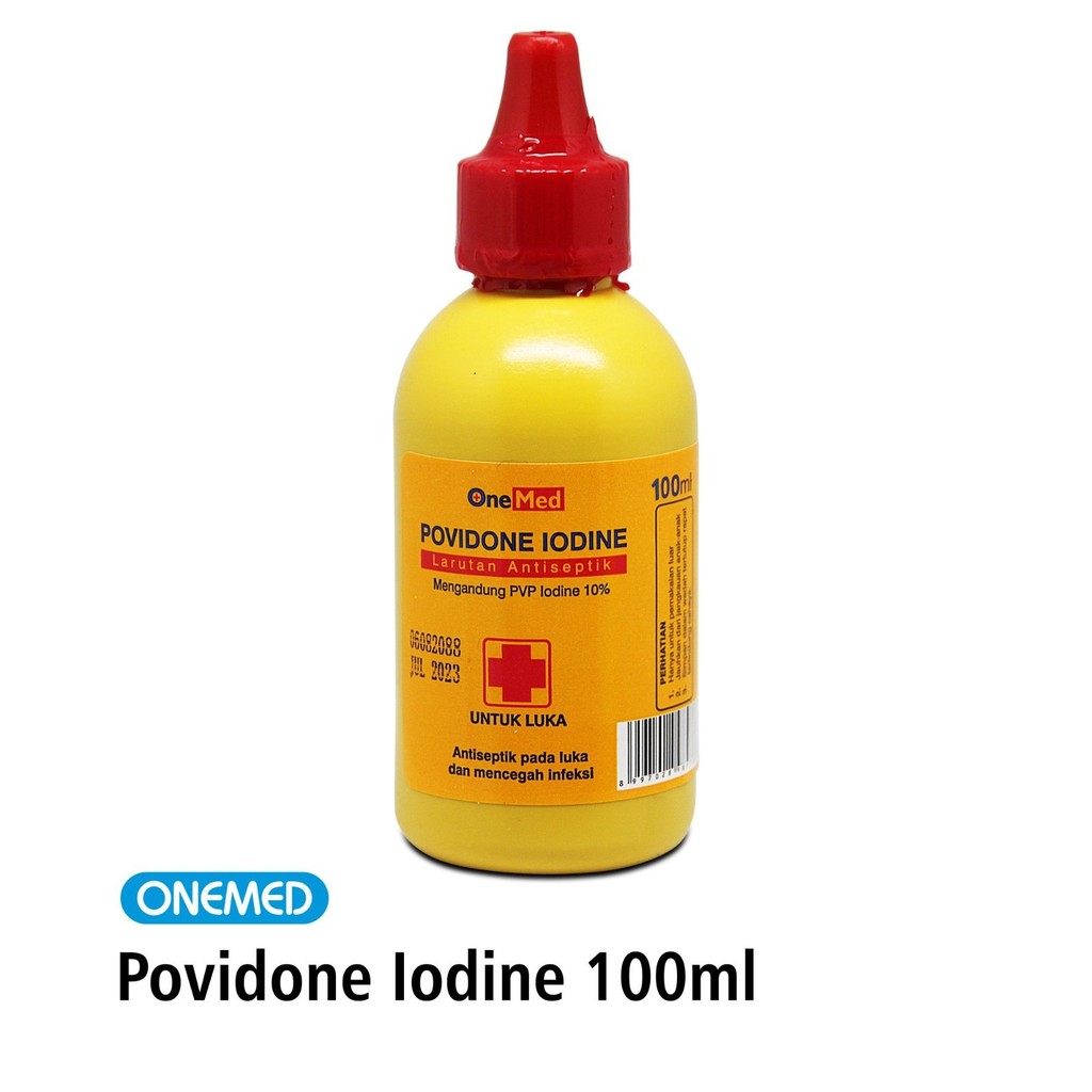 ONEMED Povidone Iodine 100 ML - Larutan Antiseptik