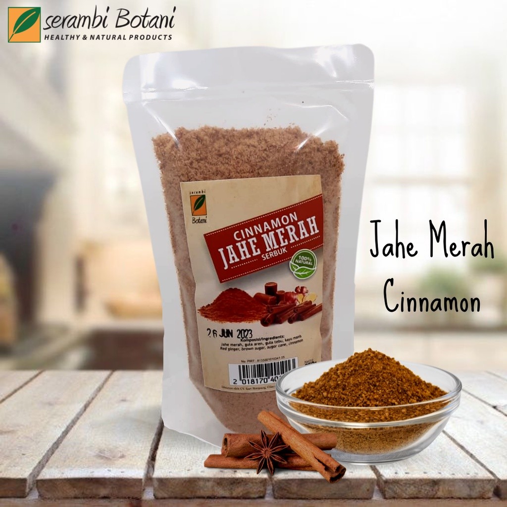 

Alamora Jahe Merah Serbuk Cinnamon