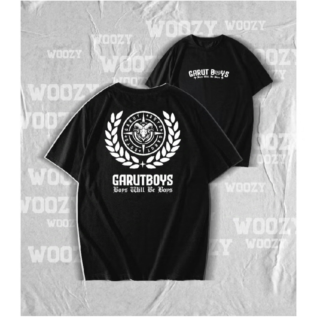 T-Shirt kaos skena Baju pria GARUT BOYS Printing Vintage 30S Stay Real