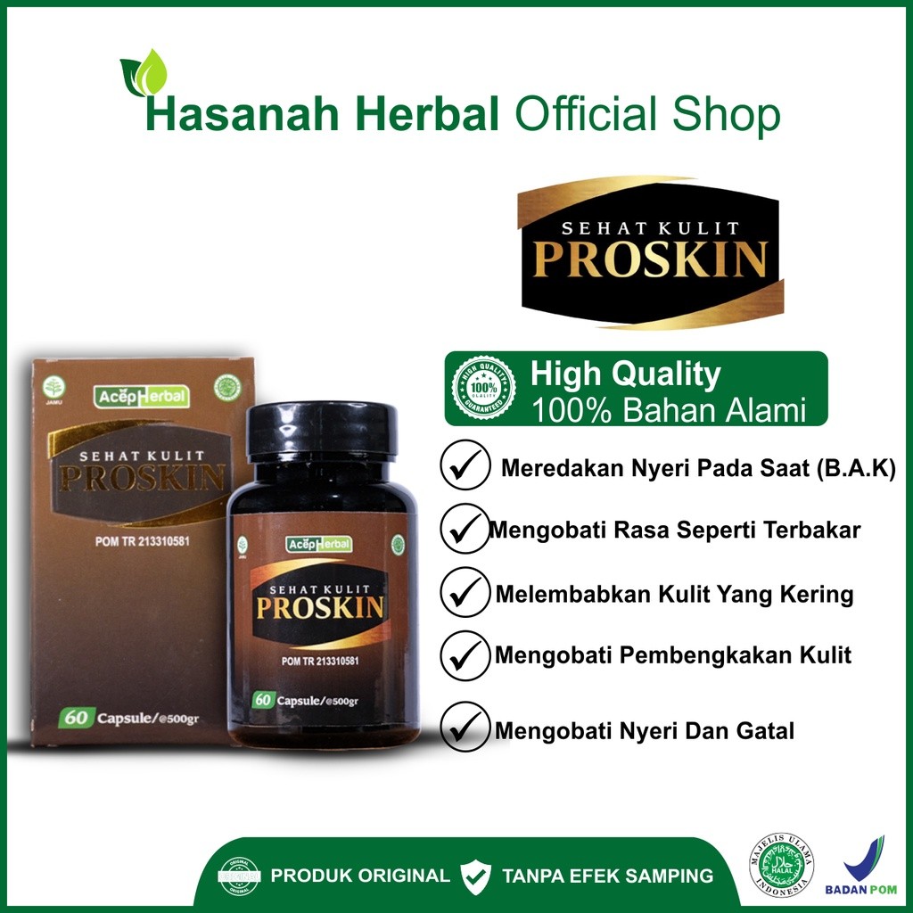 

Obat Herpes Zoster Genital Sehat Kulit Proskin 60 Kapsul