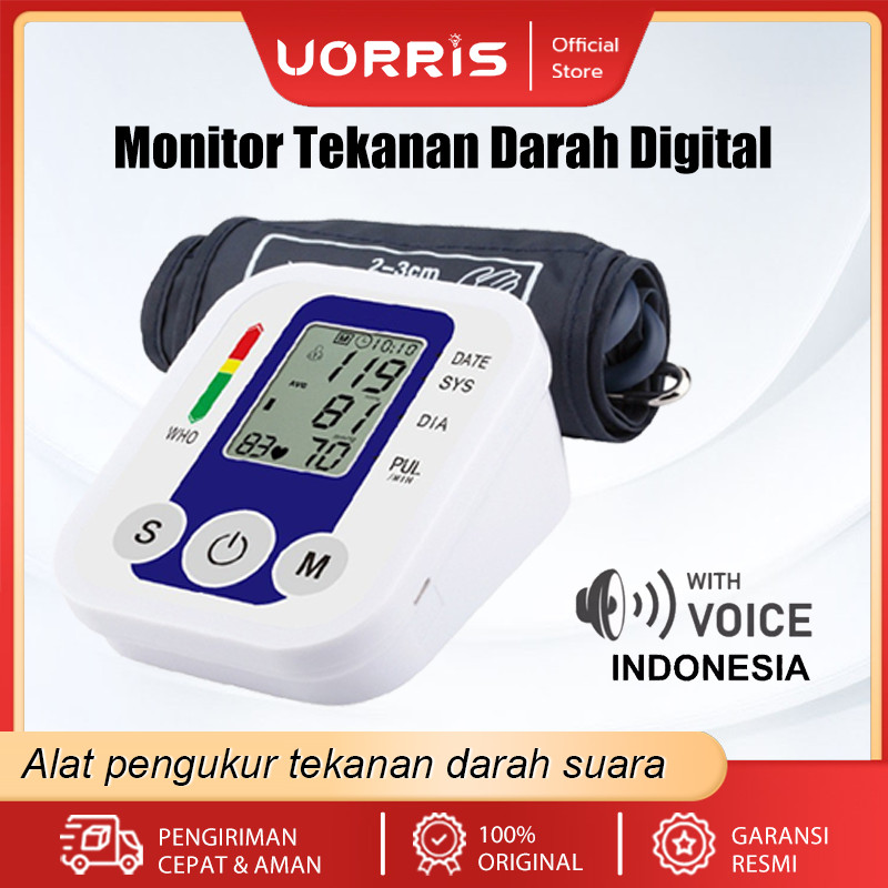 Pengukur Tekanan Darah Tensimeter Digital Tensi Sphygmomanometer Tensi otomatis