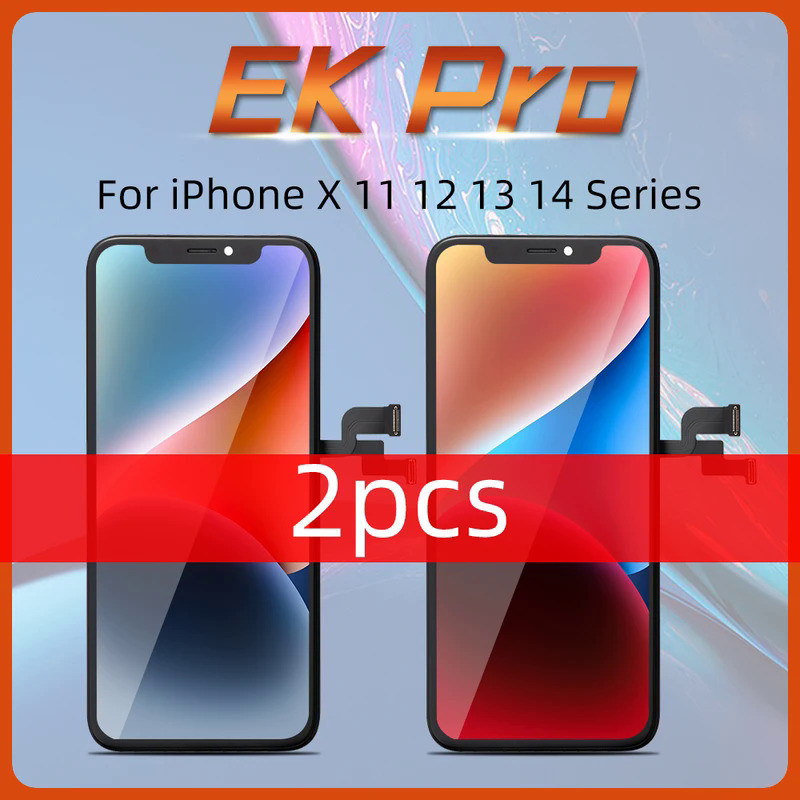 (spot)2pcs EK Pro Incell 3D Touch Digitizer Assembly Untuk iphone X XS Max XR 11 Pro Max 12 Pro Max 