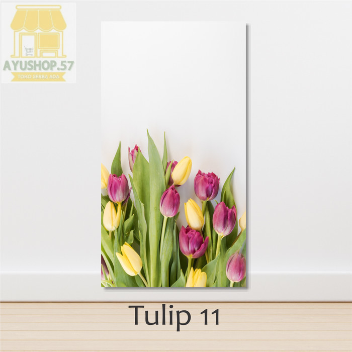Hiasan Dinding Ruang Tamu Walldecor Kamar Tidur Lukisan Tulip 038 - Tulip 11, Hiasan Dinding