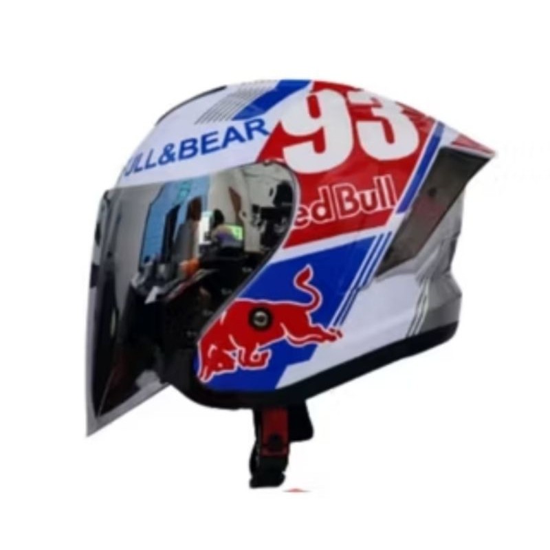 HELM JS ARMOR NEW MOTIF CARBON LEOPARD MOTIP DAN MV STAR PORGET DAN R-SIX