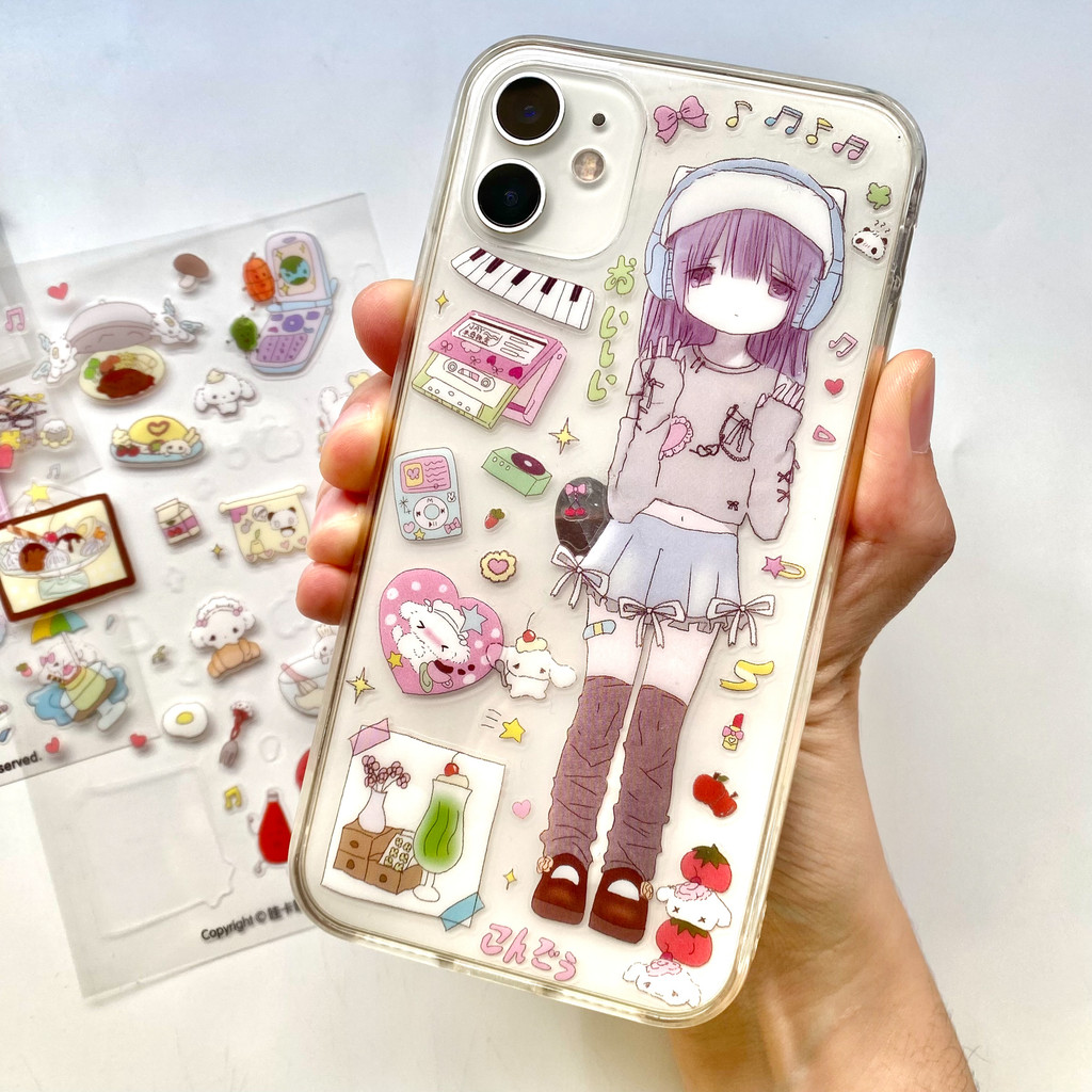 

WAKAWAKA Scrapbooking Sticker My Daily Life Character Deco Sticker for Arts Diy Crafts Album Journal Planner Kawaii Stickers