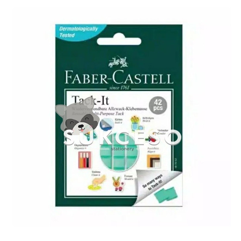 

Faber Tack It Multipurpose 30gr 42pc GREEN / Lem Perekat Serbaguna Murah Berkualitas