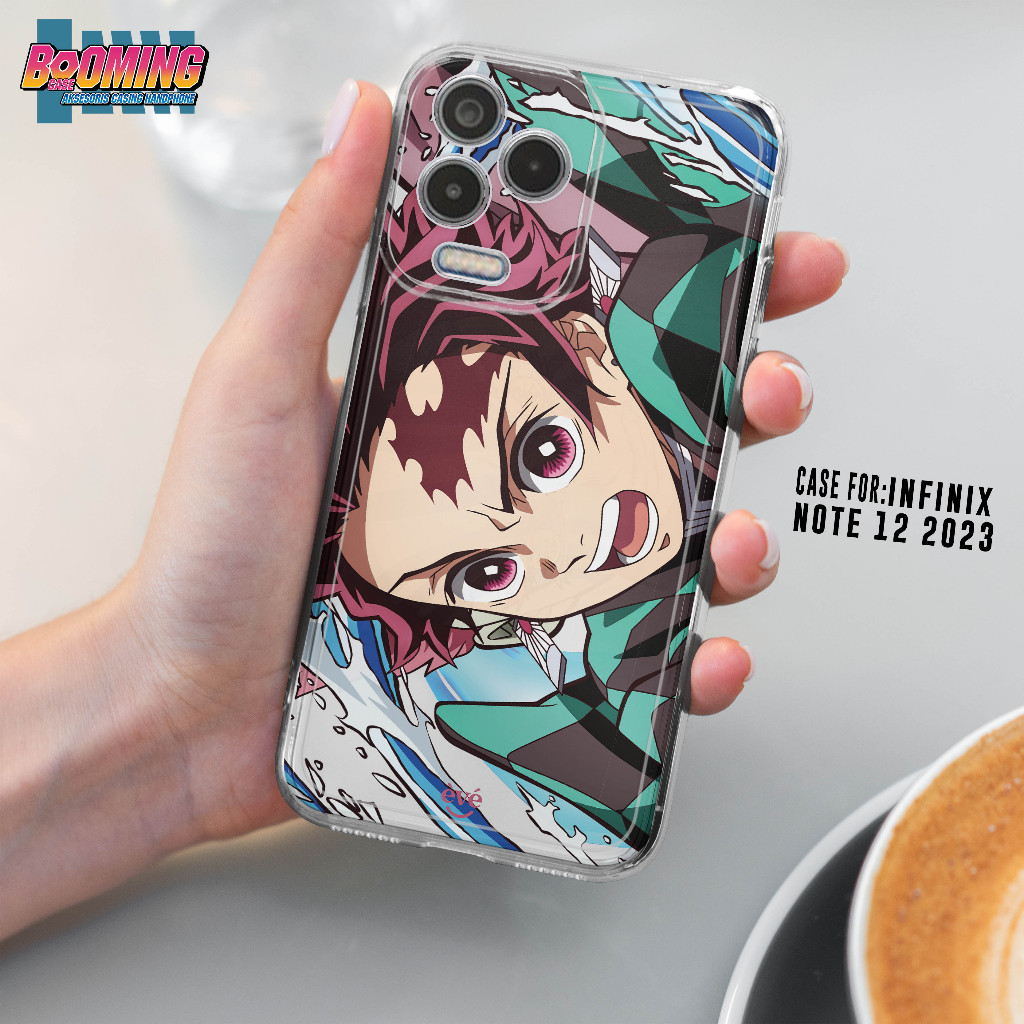 Case Infinix Note 12 2023 Casing Infinix Note 12 2023 Motif [KIMETSU YAIBA] Booming Case Softcase Pr