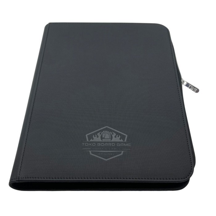 

Premium Leather 9 Pocket Zipper Page Binder | 540 Cards - Card Album - Toko Board Game - TBG