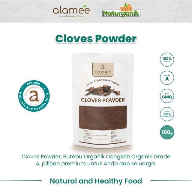 

ALAMEE Cengkeh Bubuk Bumbu Dapur Instan Clove Powder Ground Spice Asli Seasoning Organik 100 Gram Naturganik