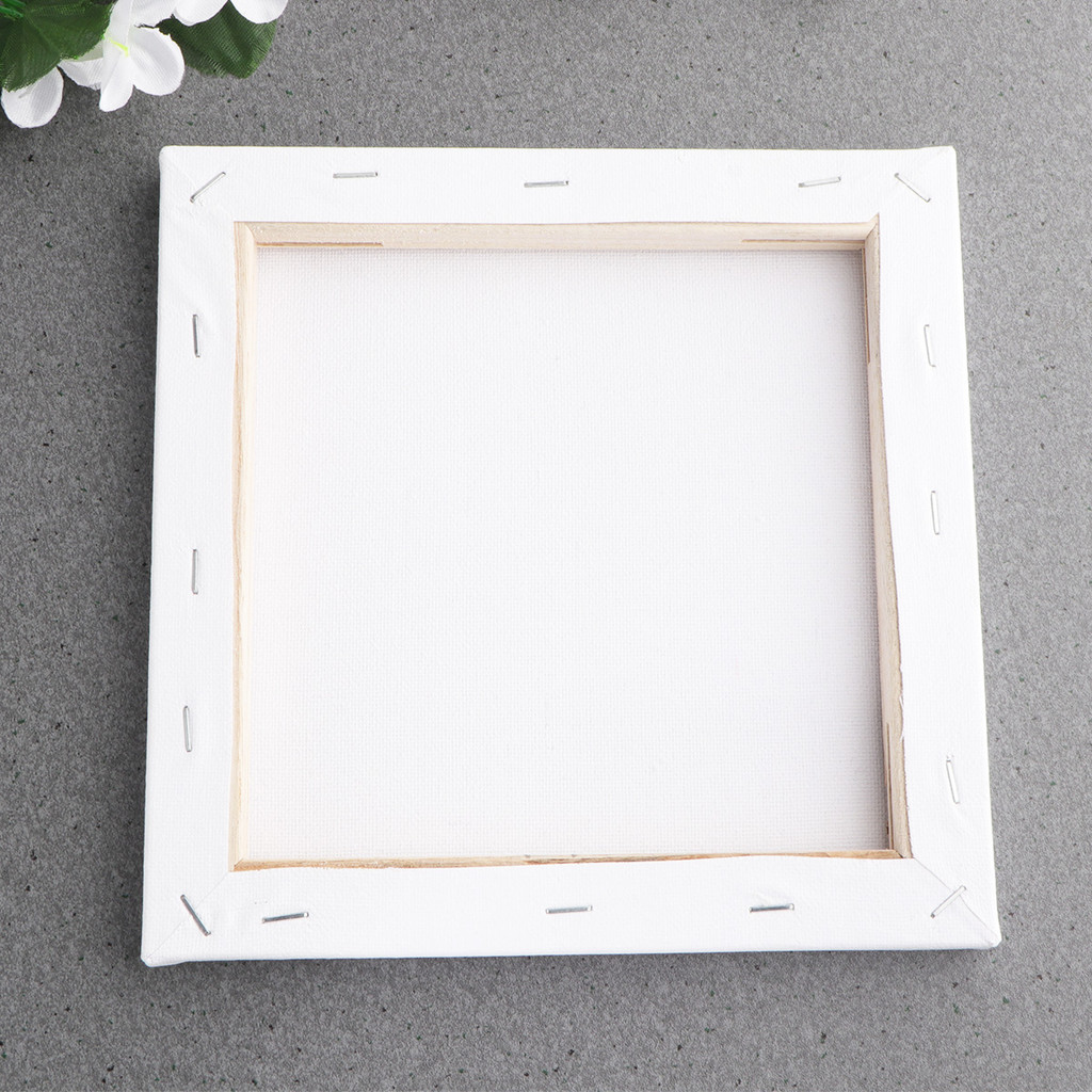 

20 X20cm Canvas for Painting Large Blank Canvases Wood Artist Stretched Square to