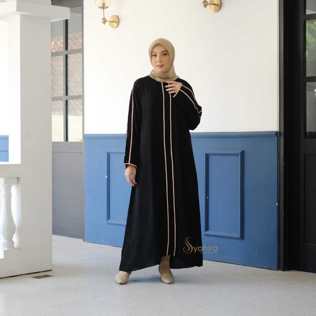 abaya hitam turkey polos jumbo abaya dubai mewah gamis dress arab remaja MURAH