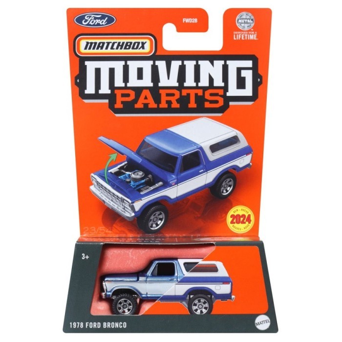 Matchbox / Match Box Moving Parts - 1978 Bronco