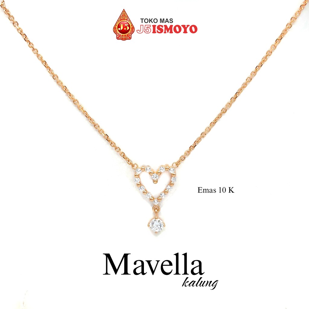 Kalung Emas Mas Asli Rantai Mavella J5 Ismoyo