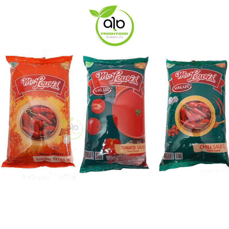 

MC LEWIS SAOS 1kg / SAOS CABE / SAOS EXTRA HOT - BEST Fresh Food