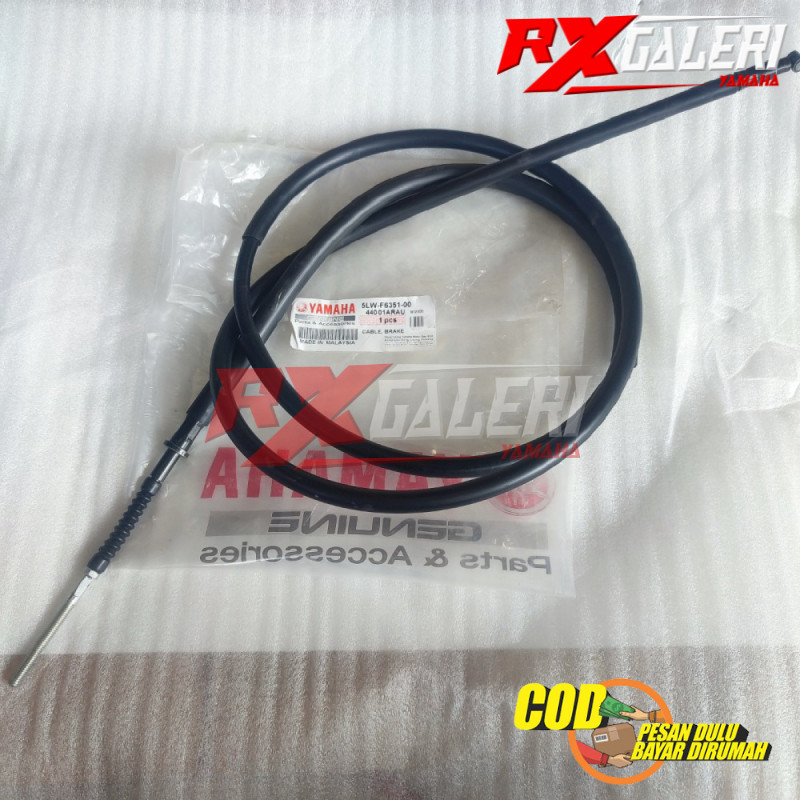 Kabel Tali Rem Belakang Nouvo Lele Asli Original Yamaha 5Lw-F6351-00