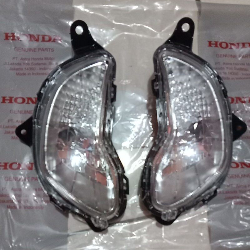 lampu sein depan kanan sama kiri honda scoopy new tahun 2021