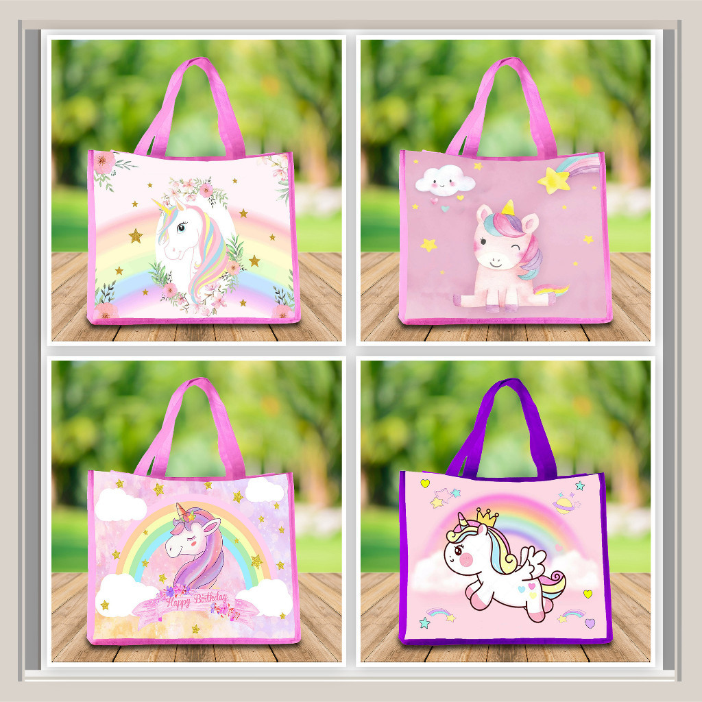 

Tas Ultah / Tas Ulang tahun Anak / Goodie Bag Unicorn