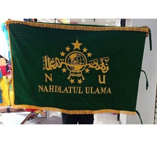 bendera pataka NU / bendera pataka ANSOR / bendera pataka bordir