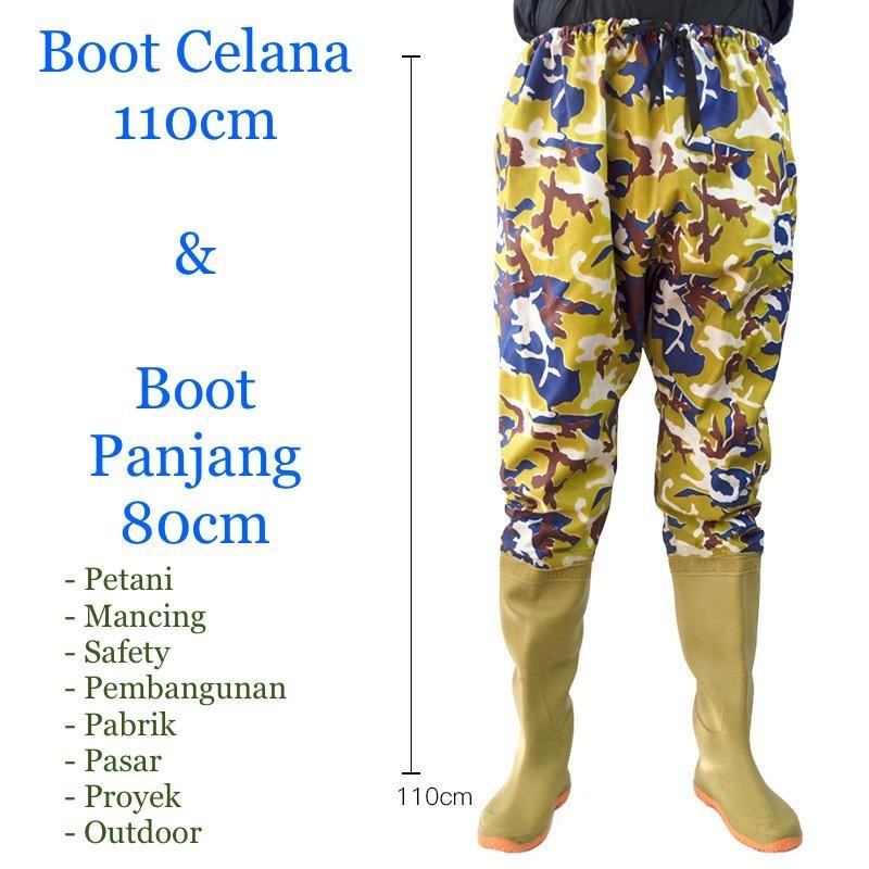 SEPATU LORENG TNI BOOT TENTARA CELANA ARMY KUNING SEPATU PETANI SAFETY PROYEK MANCING BOT SAWAH PANJ