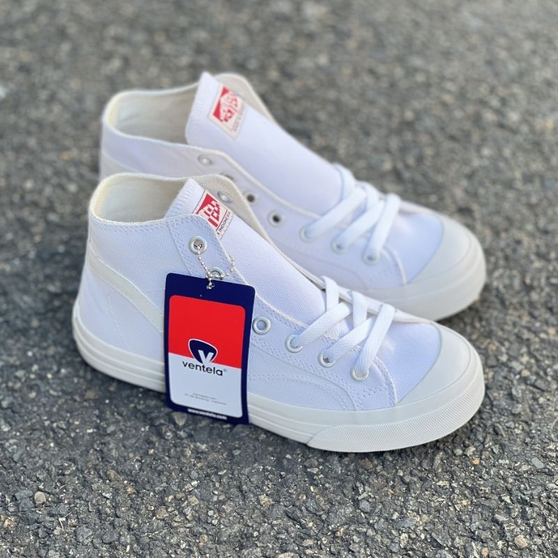 Sepatu Ventela Public High Full  White ORIGINAL