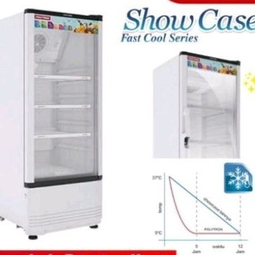 FROMO SHOP SALE SHOWCASE POLYTRON SCN 180L 3RAK TANGGUNG 200LITER / SCN 230 4RAK BESAR 230LITER