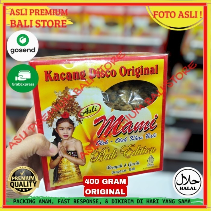 

OLEH OLEH MAKANAN CEMILAN CAMILAN SNACK KULINER KHAS ASLI ORI ORIGINAL BALI KACANG DISCO 400 GR GRAM