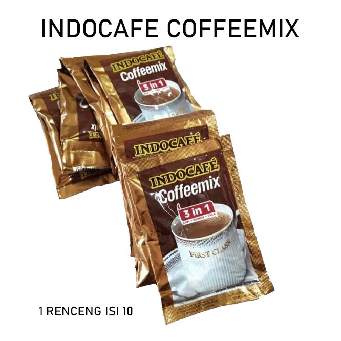 

INDOCAFE COFFEEMIX 1 RENCENG ISI 10 By Toko DUNIA VARIASI SURABAYA