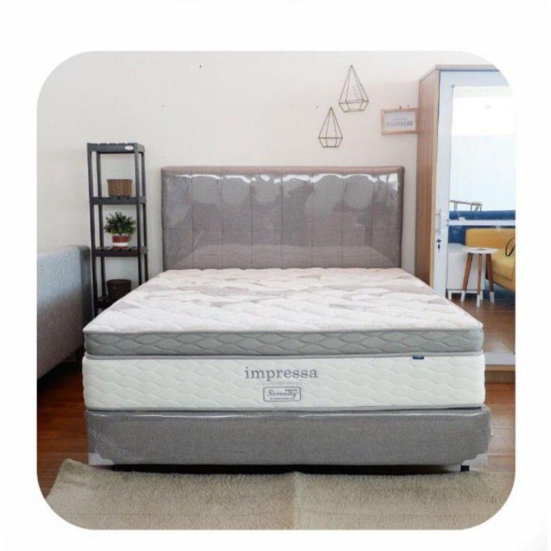 SPRINGBED ELITE SERENITY TIPE IMPRESSA BONUS 2 BANTAL ELITE