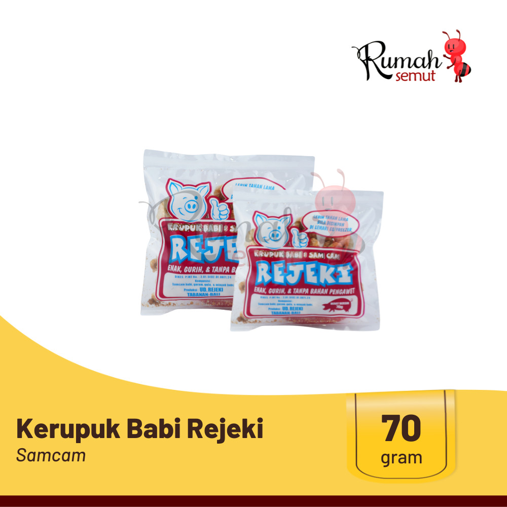 

Kerupuk Samcam Babi Rejeki 70gr