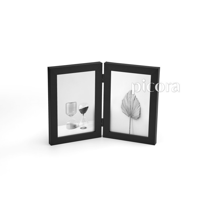 promo ✨ -PICORA ALTO 4R Lipat (10x15cm x2) Pura Frame Bingkai Foto - White