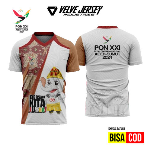 Velve Jersey Industries -  Jersey PON XXI 2024 | JERSEY PEKAN OLAHRAGA NASIONAL FULL PRINTING JERSEY