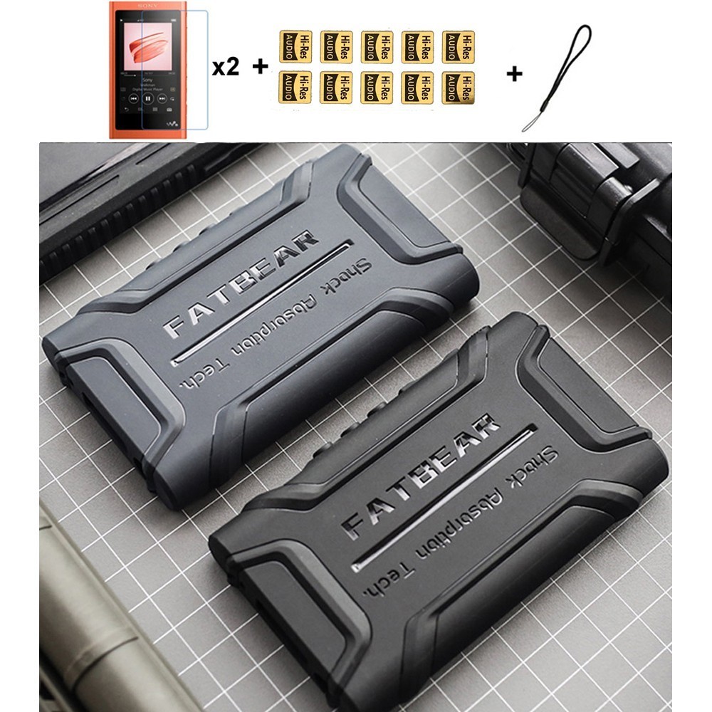 Anti-Skid Anti-knock Shockproof Armor Full Protective Skin Case Cover for Sony Walkman NW-A55HN A56H