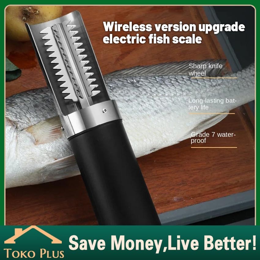 Mesin/Alat Pembersih Pengupas Sisik Ikan Otomatis Elektrik Stainless Anti Karat Alat Pisau Sisik Ika