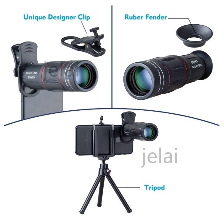 Lensa Apexel 18x25 Lensa TeleZoom Hp Apexel 28x Zoom Lensa Zoom Hp TeleZoom Apexel 18x25 Dengan