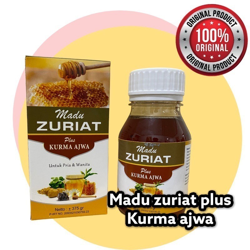 

Madu Promil, Madu Zuriat plus kurma ajwa