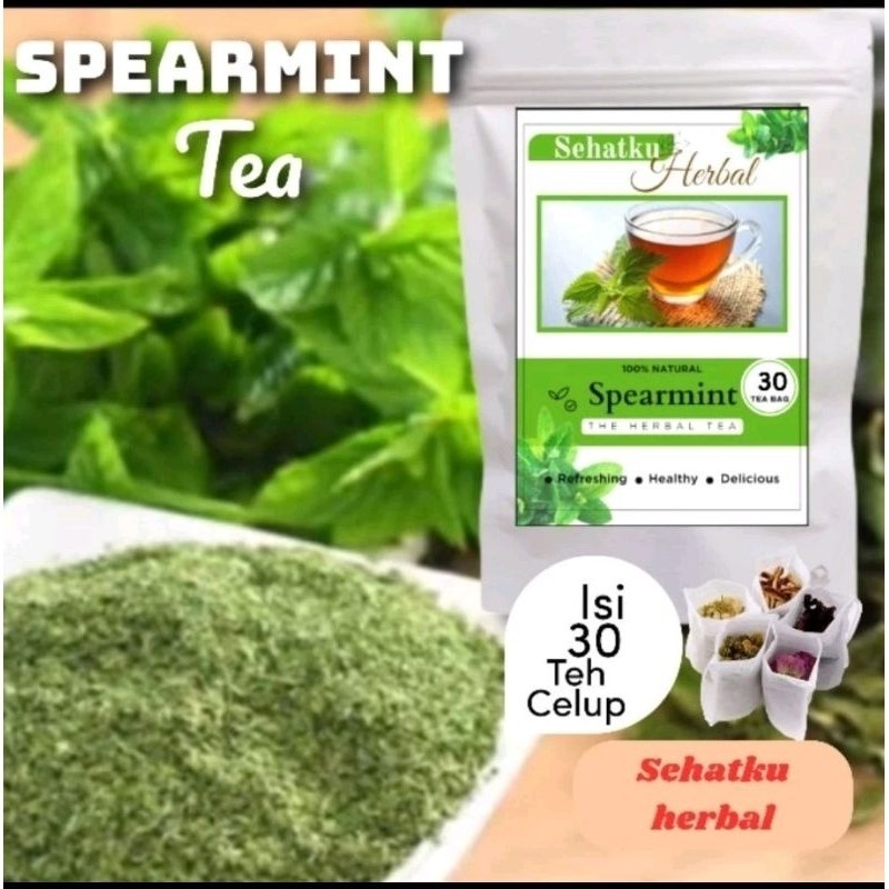 

Spearmint Tea : Spearmint Leaf Tea Teh Daun Spearmint (20Tea Bag)