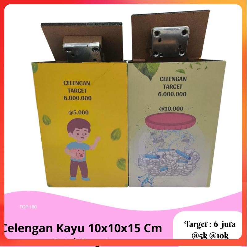 Celengan Lucu target 6 juta 10k 7jt 5k 8 juta + Kunci Celengan Unik Viral anak-anak celengan atm