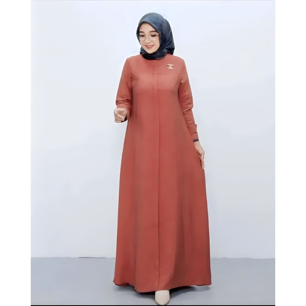 Gamis Maryam,jumbo dres Premium  Gamis dewasa jumbo crinkle viral baju musim kekinian