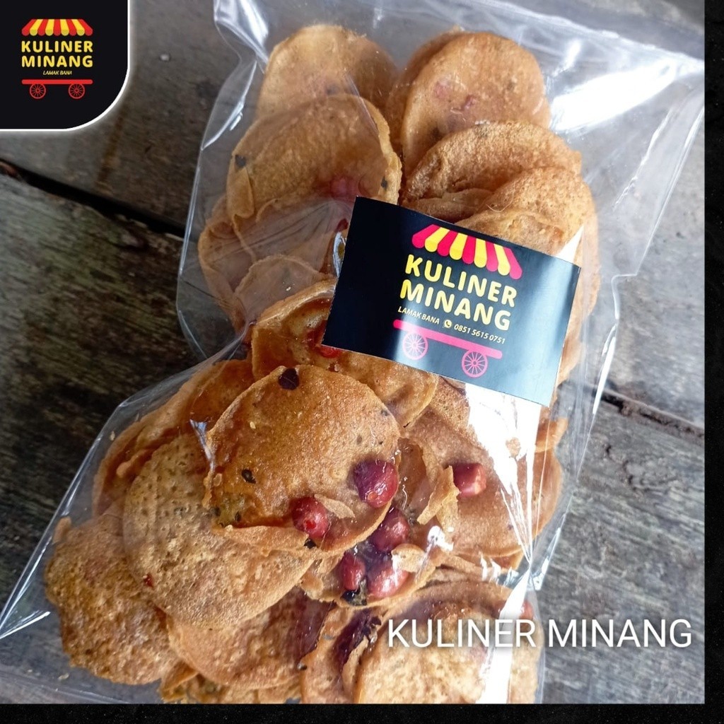 

Rakik Peyek Kacang Coin Cemilan Khas Kuliner Minang