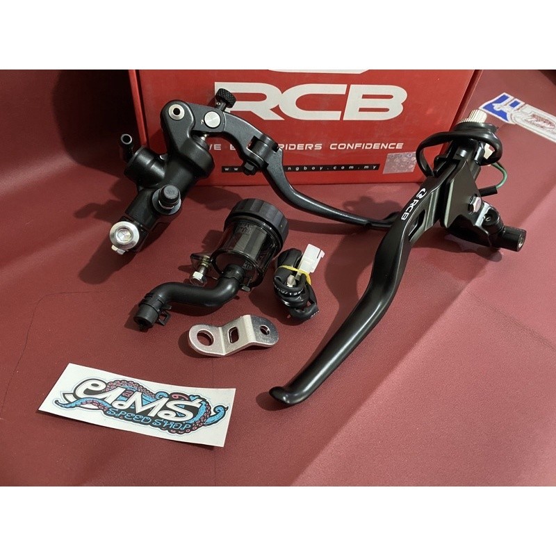 Master rem RCB S1 plus handle kiri E2 hitam universal untuk beat scoopy vario ninja vixion satria fu
