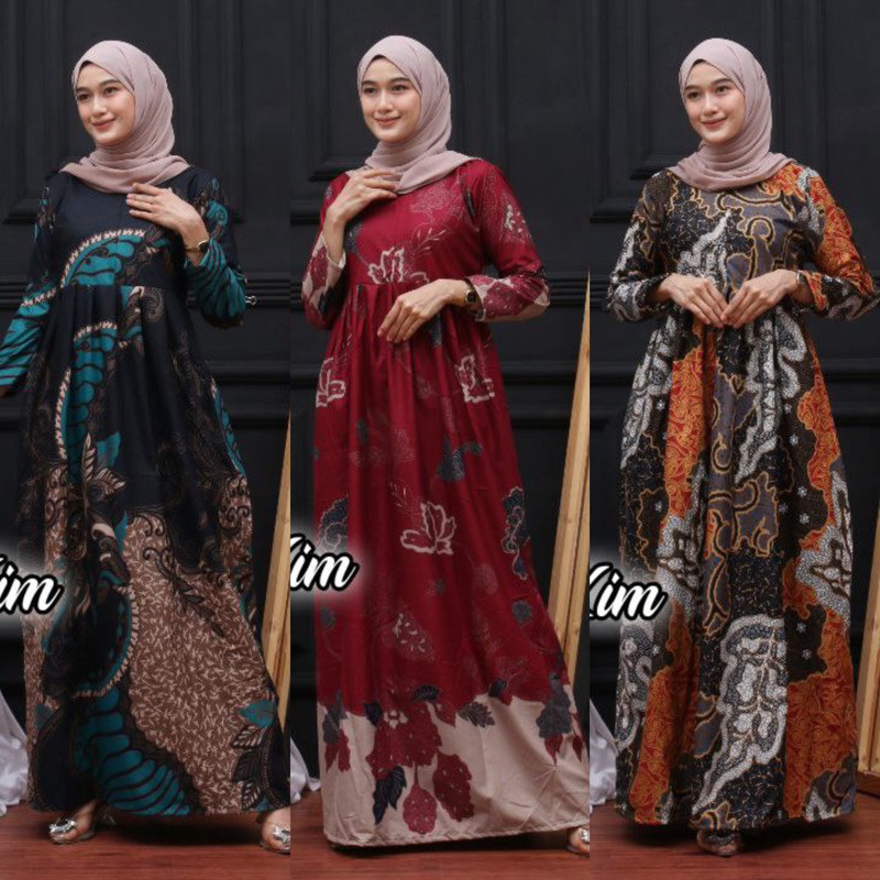 (MEKAR_JAYA77) GAMIS BATIK FASHION KEKINIAN TERBARU TERLARIS DI SHOPEE Promo Idul Adha