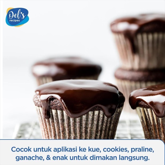 

Ariba Couverture Dark Chocolate 54% Coin - Coklat Kovertur Koin 300gr