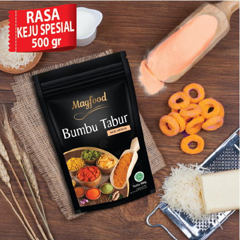 

Terbaru~ sukron_86 MAGFOOD BUMBU TABUR KEJU SPESIAL 500 GRAM