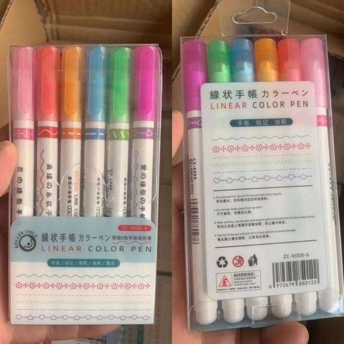 

D3W! CURVE HIGHLIGHTER PEN ISI 6 TPB