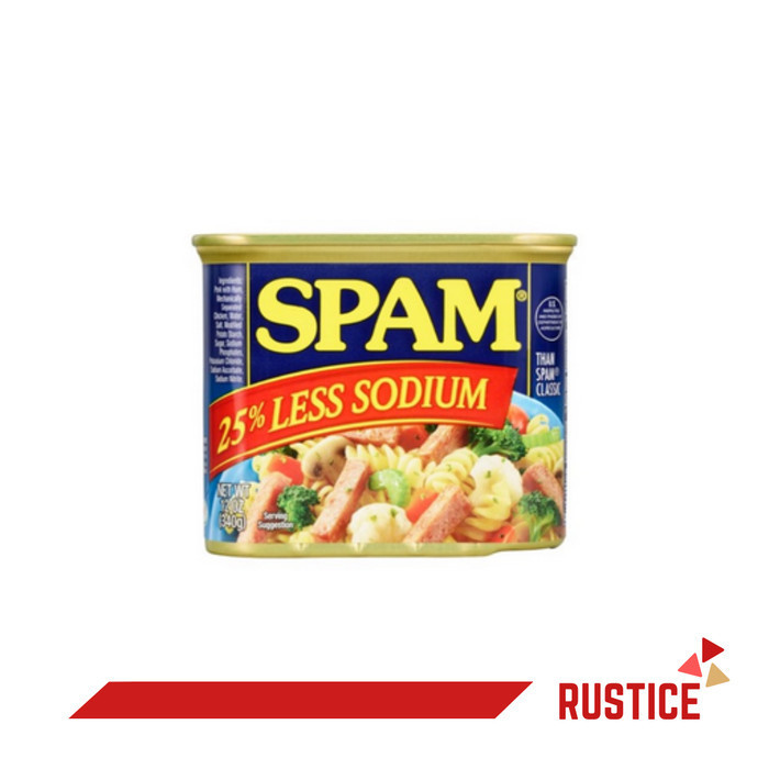 

SPAM 25% Less Sodium 340 GR ( NON HALAL )