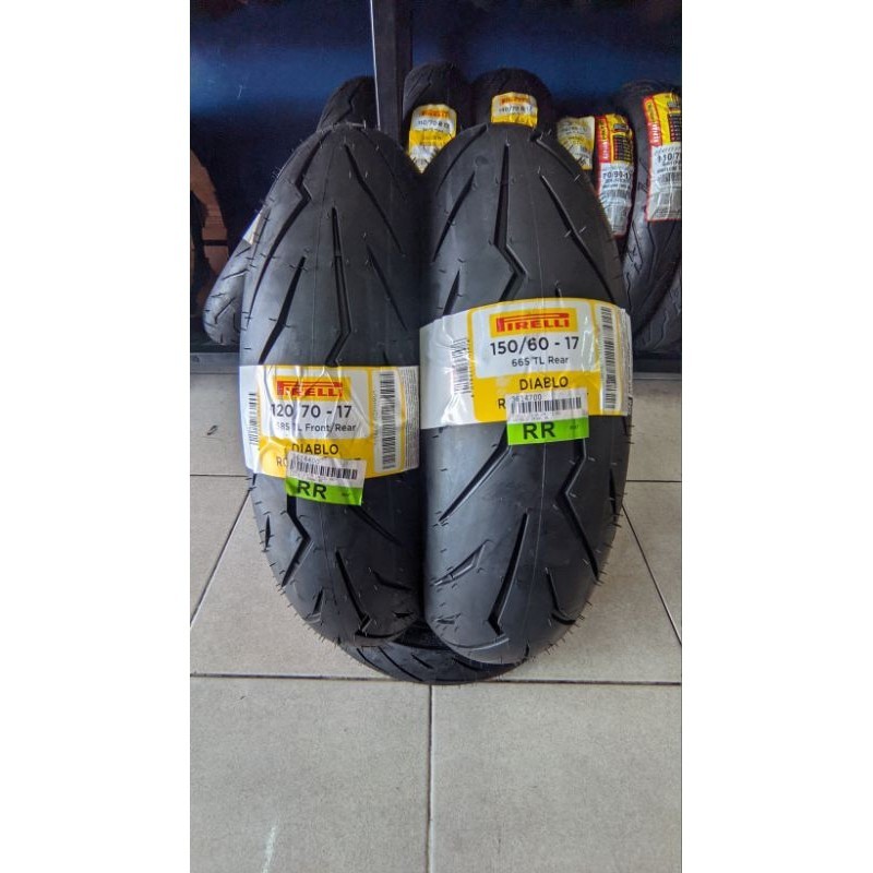 PIRELLI DIABLO ROSSO SPORT 120/70-17 &amp; 150/60-17