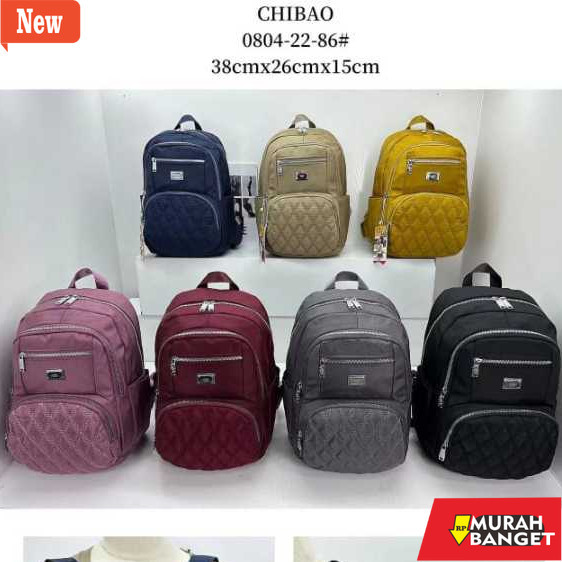 Tas lap top pria terviral- Tas Ransel Laptop 14 inch ORI Chibao 0804-22-86