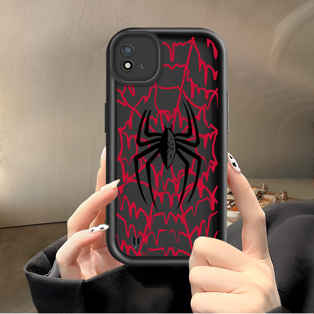 Realme C20 C20A C11 2021  Untuk Hp Casing Softcase Kesing Soft Phone Case Spiderman 2184