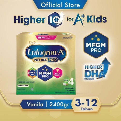 

Enfagrow A+ 4 Susu Formula Anak 3 - 12 Tahun Vanila 2400 gr