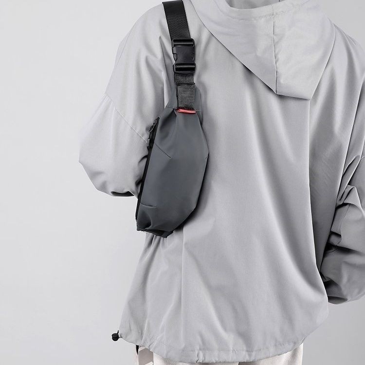 Tas Selempang Satu Bahu Pria Tas Pinggang Mini/Tas Pinggang Mini/Tas Dada Trendi/Tas Ponsel/Ransel R